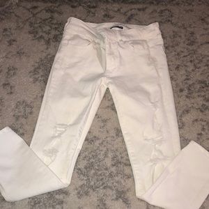 White American Eagle Jeggings